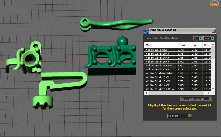 Tennis Bracelet Combo 3 Sizes 3D Model Collection_5