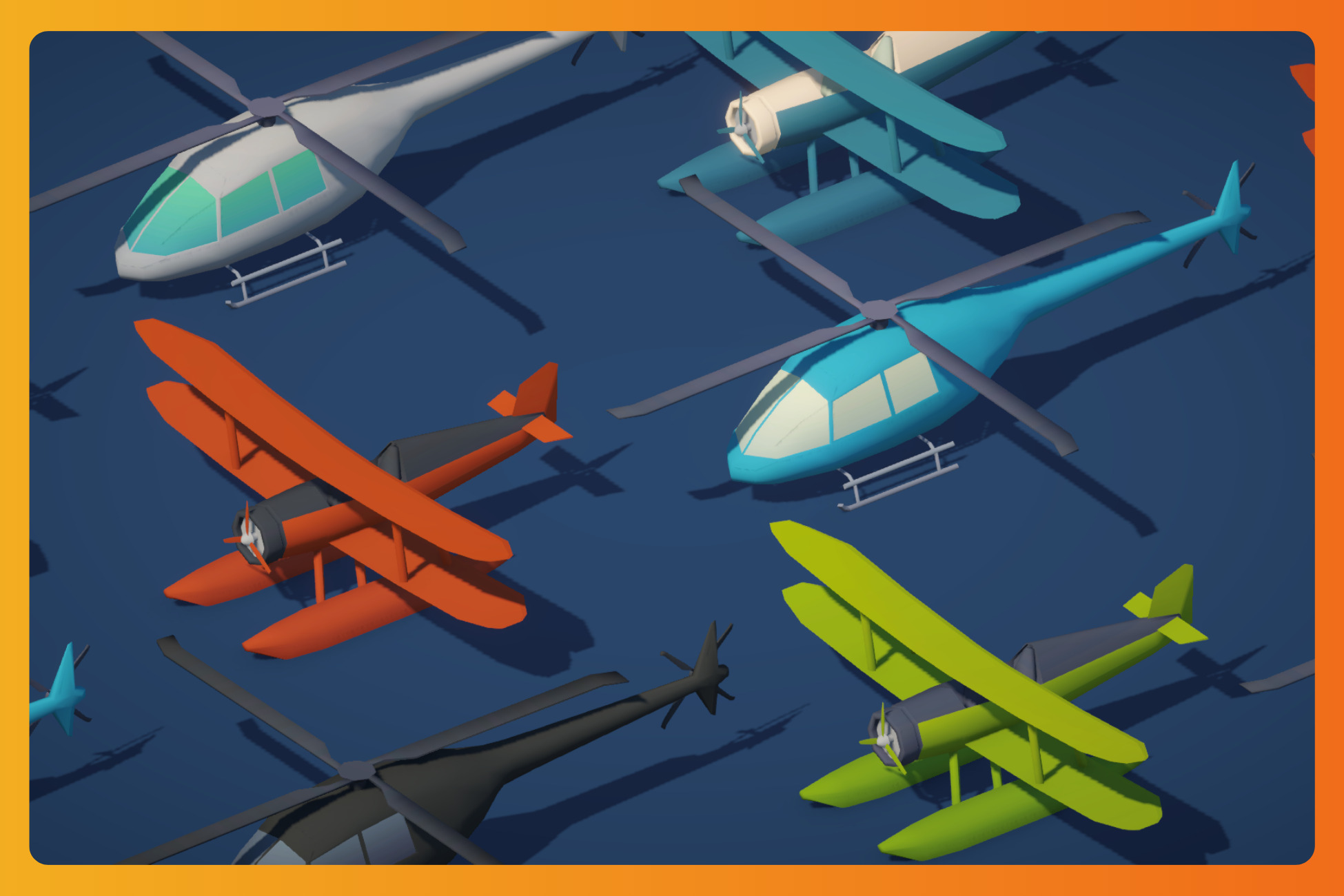 Vehicles Pack - Low Poly Assets Low-poly 3D model_2