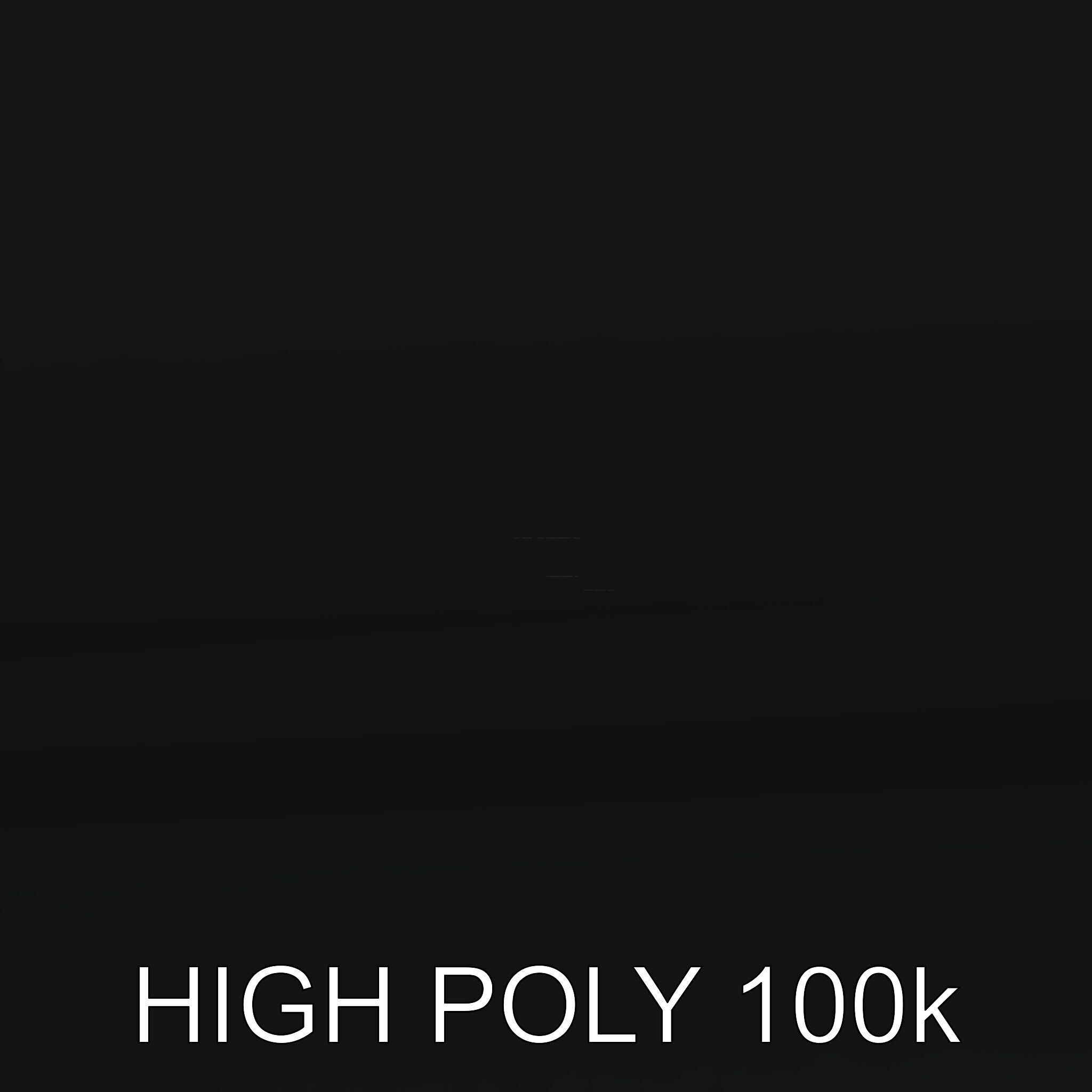 Modern Outdoor Sculpture Model Pack Low-poly 3D model_5