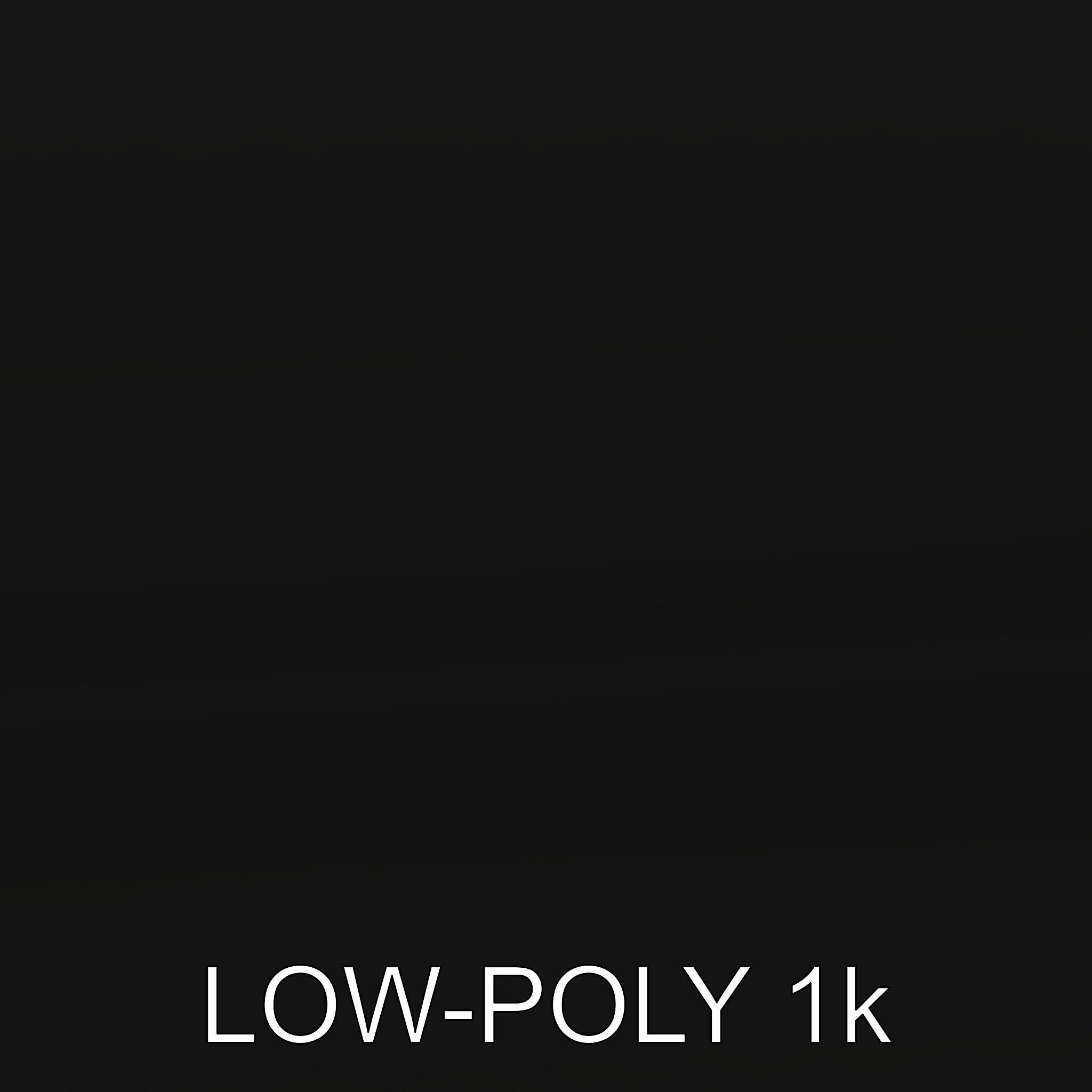 Modern Outdoor Sculpture Model Pack Low-poly 3D model_7