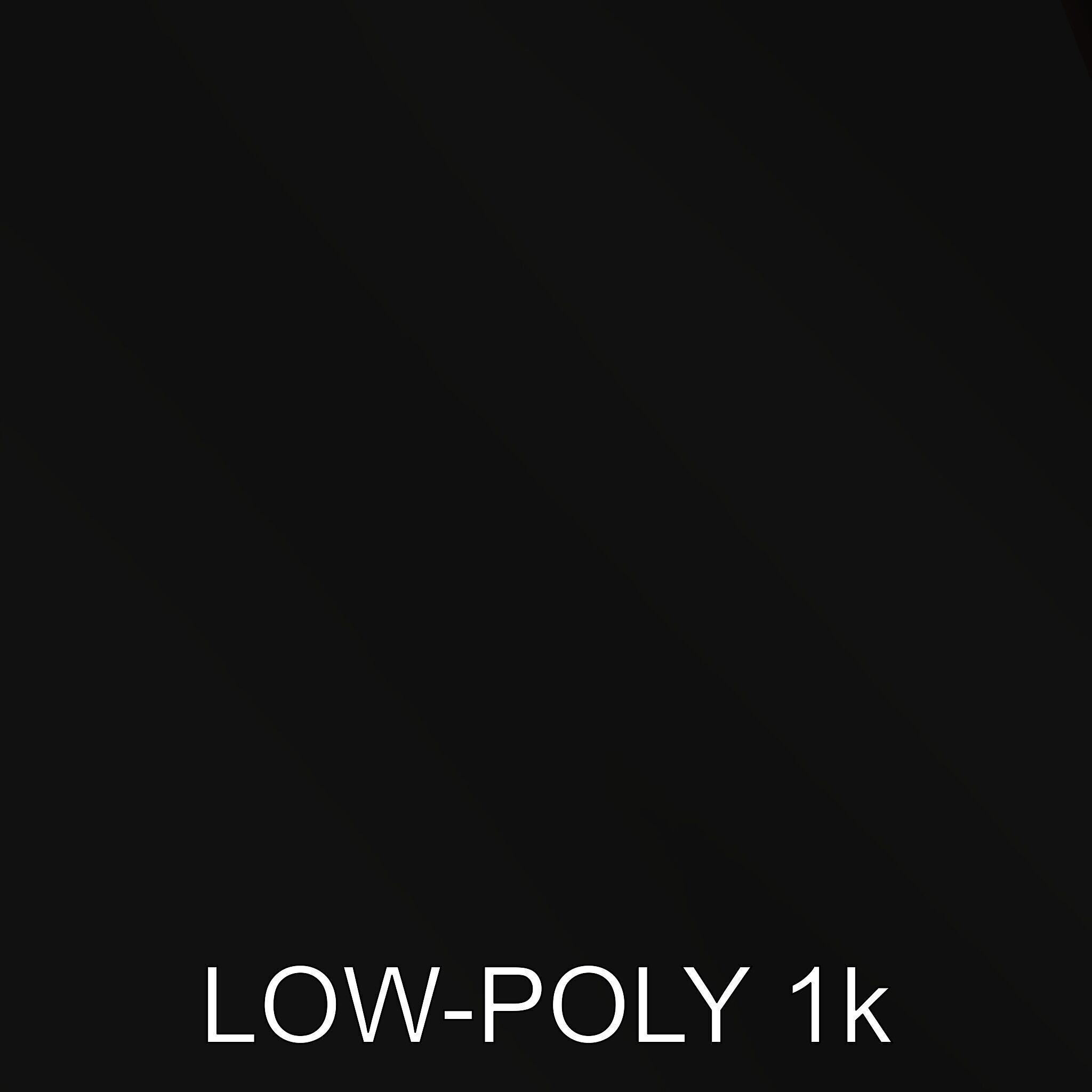 Modern Outdoor Sculpture Model Pack Low-poly 3D model_9