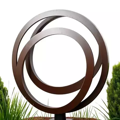 Modern Outdoor Sculpture Model Pack