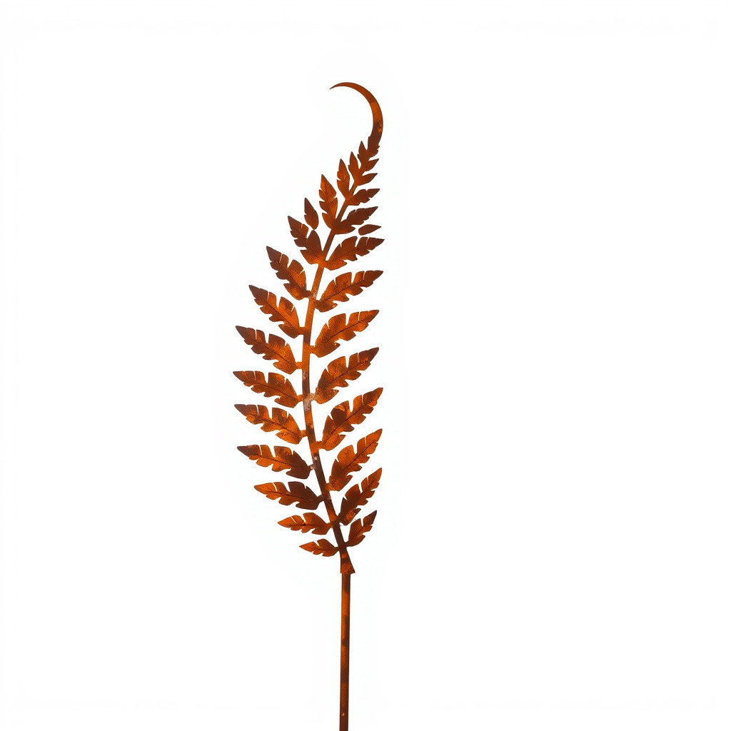 Decorative Metal Fern Leaf Model Pack Low-poly 3D model_3