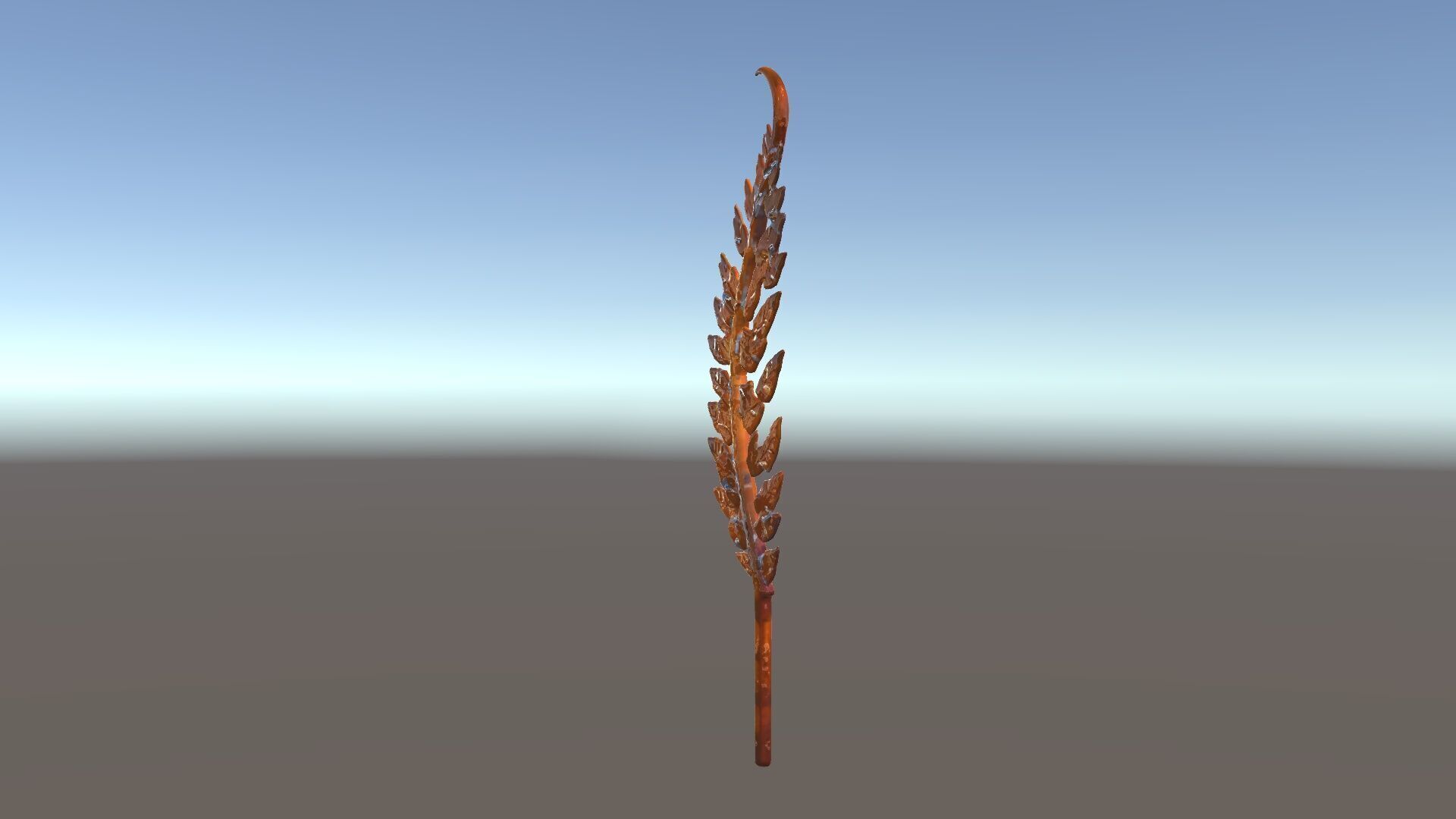 Decorative Metal Fern Leaf Model Pack Low-poly 3D model_34