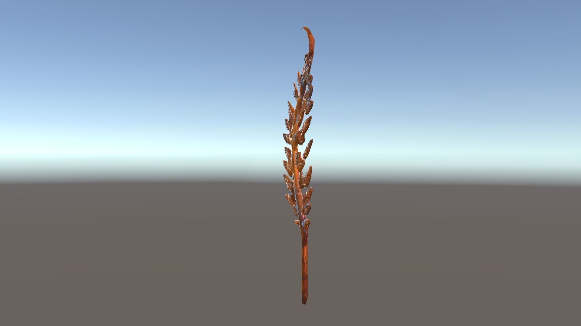 Decorative Metal Fern Leaf Model Pack Low-poly 3D model_35