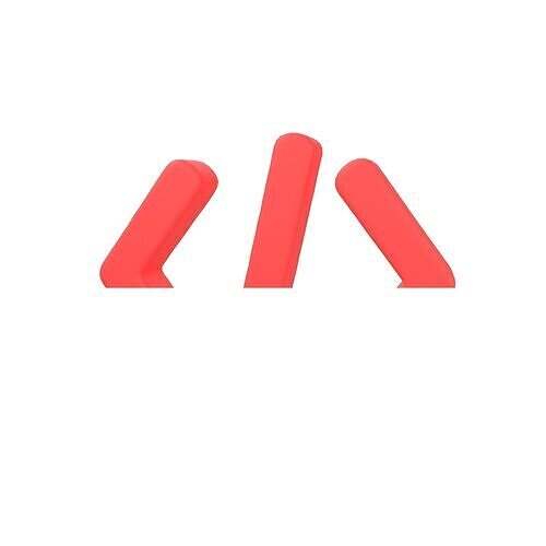 Coding Symbol v1 004 Low-poly 3D model