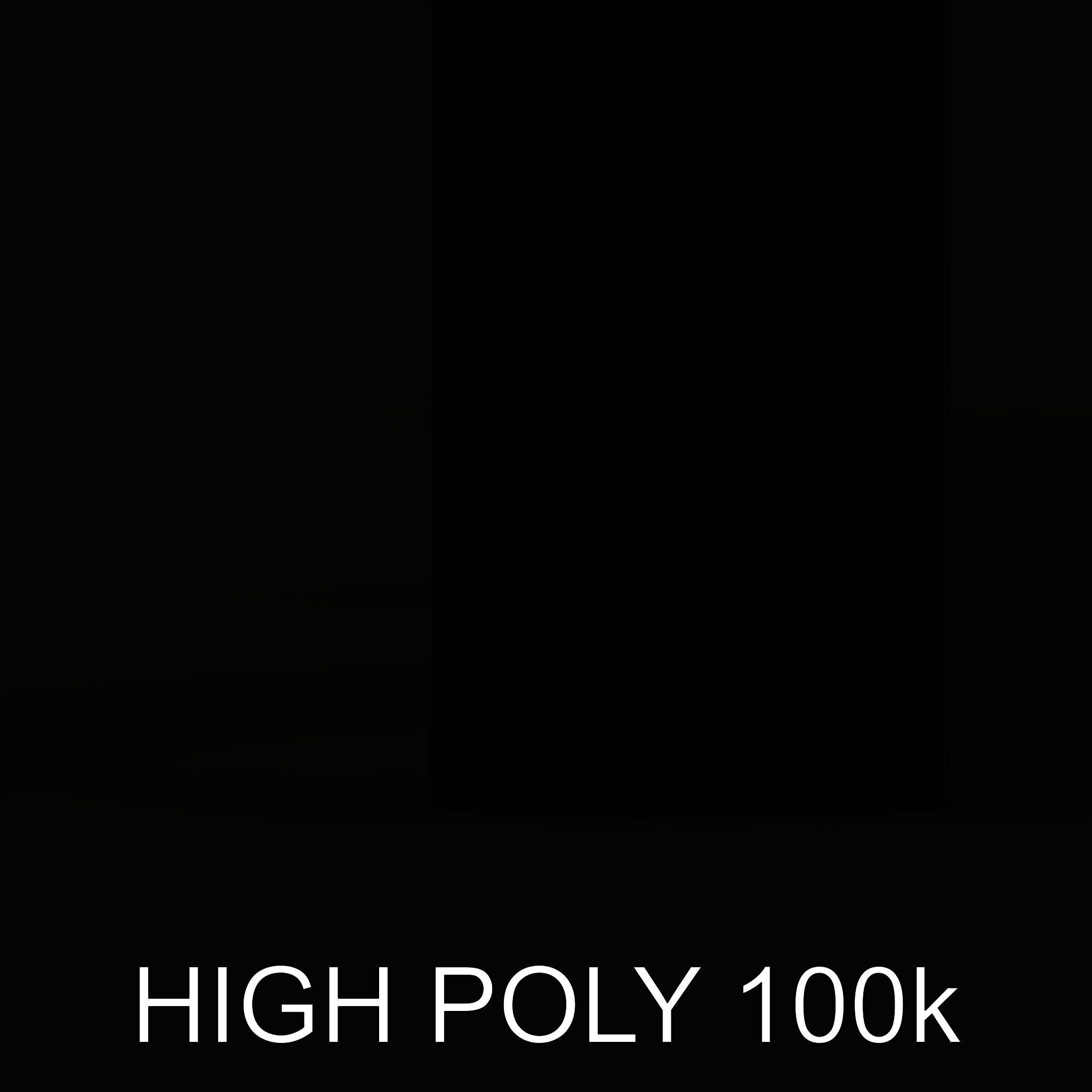 Metallic Insect Sculpture Model Pack Low-poly 3D model_21