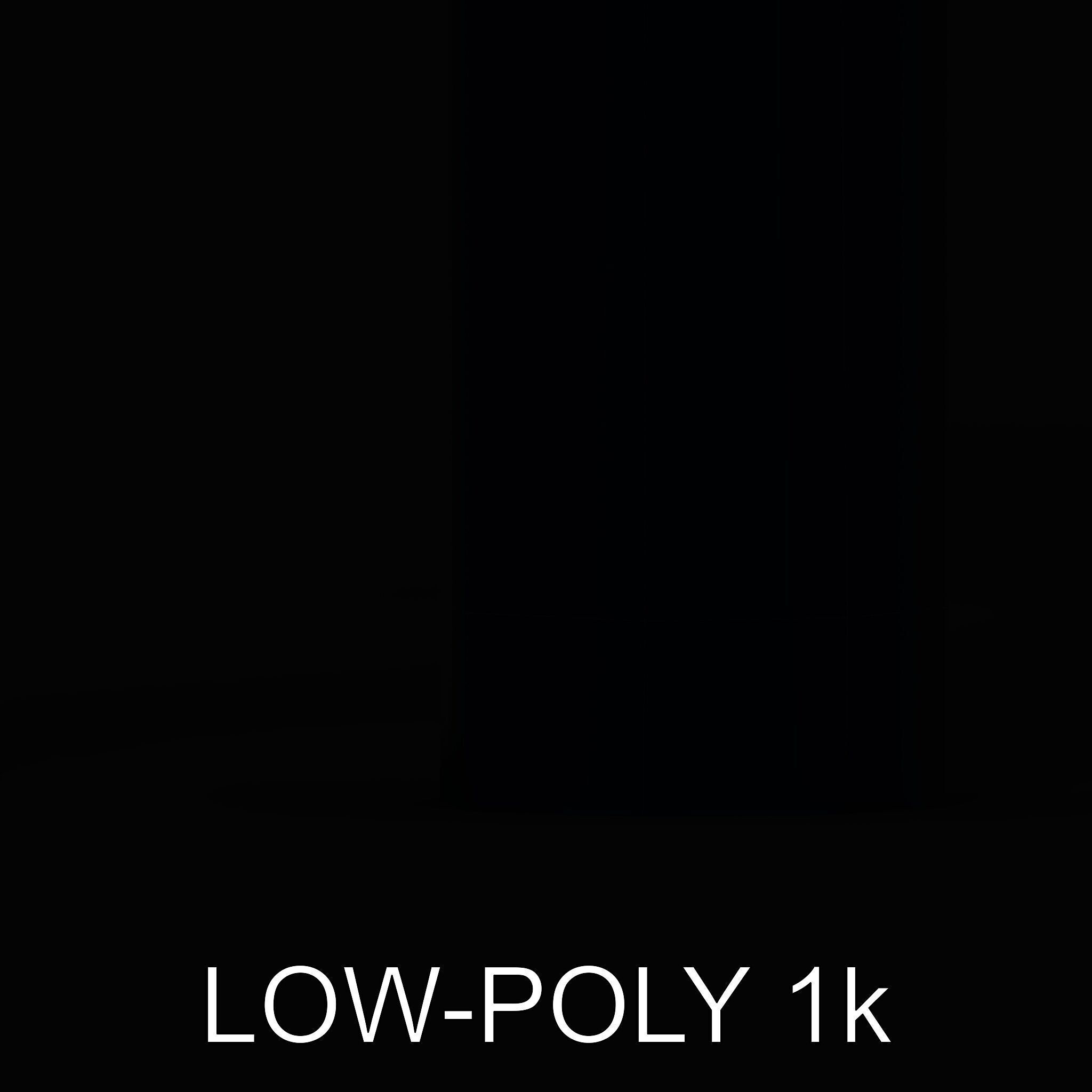 Metallic Insect Sculpture Model Pack Low-poly 3D model_32