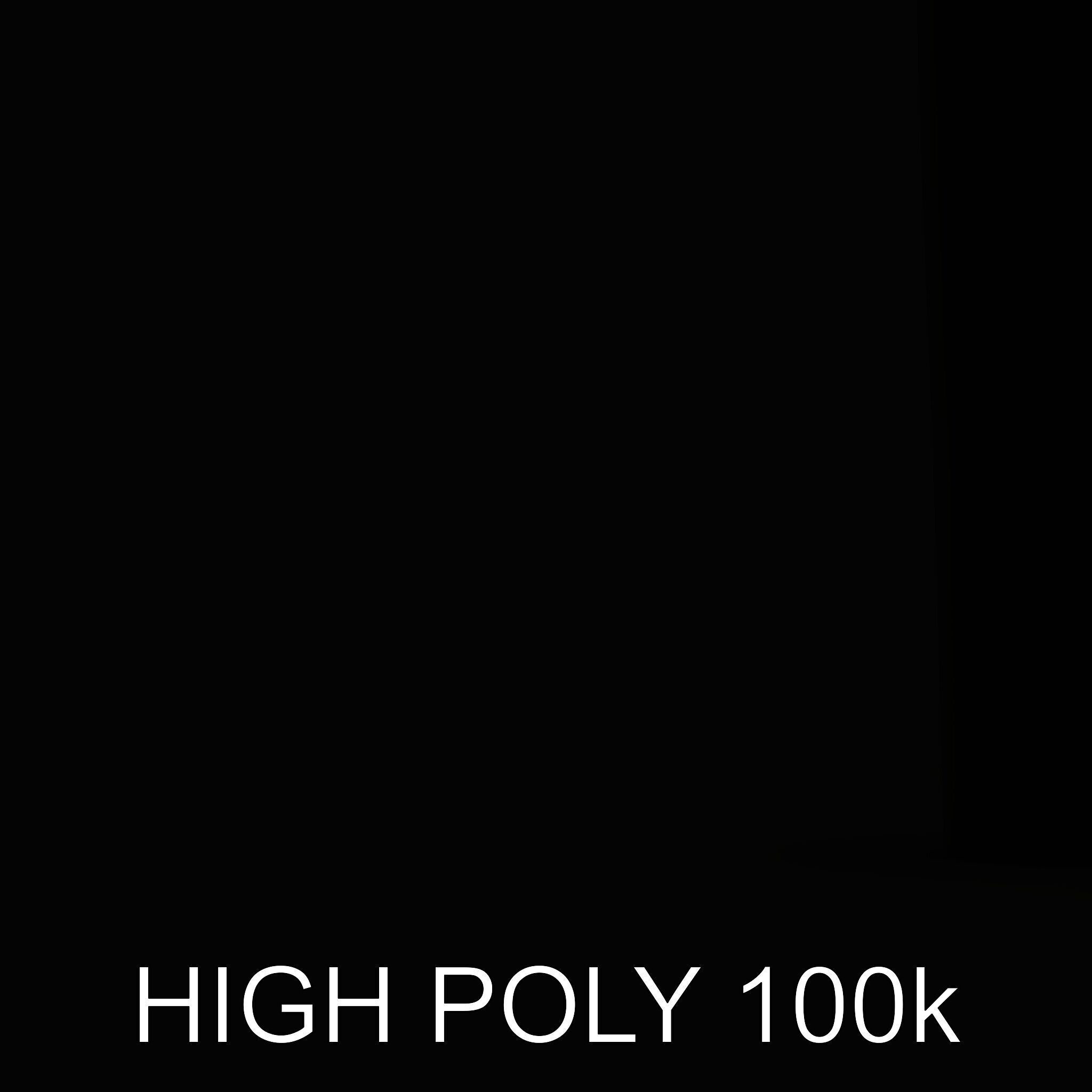 Metallic Insect Sculpture Model Pack Low-poly 3D model_15