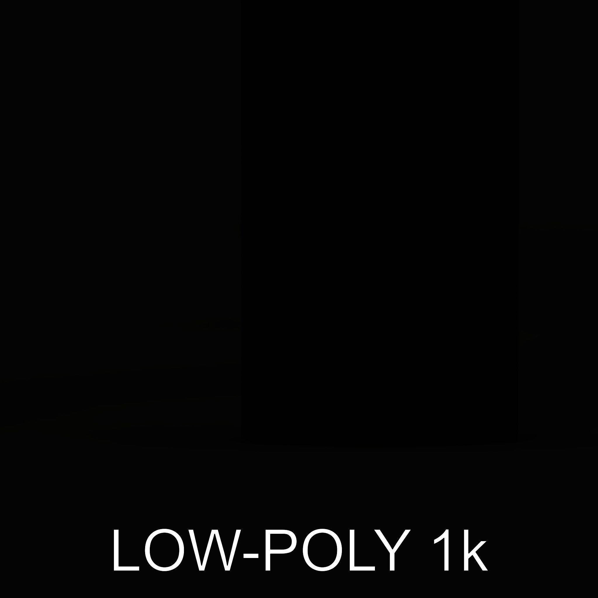 Metallic Insect Sculpture Model Pack Low-poly 3D model_14