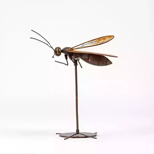 Metallic Insect Sculpture Model Pack Low-poly 3D model Metallic Insect Sculpture Model Pack Low-poly 3D model