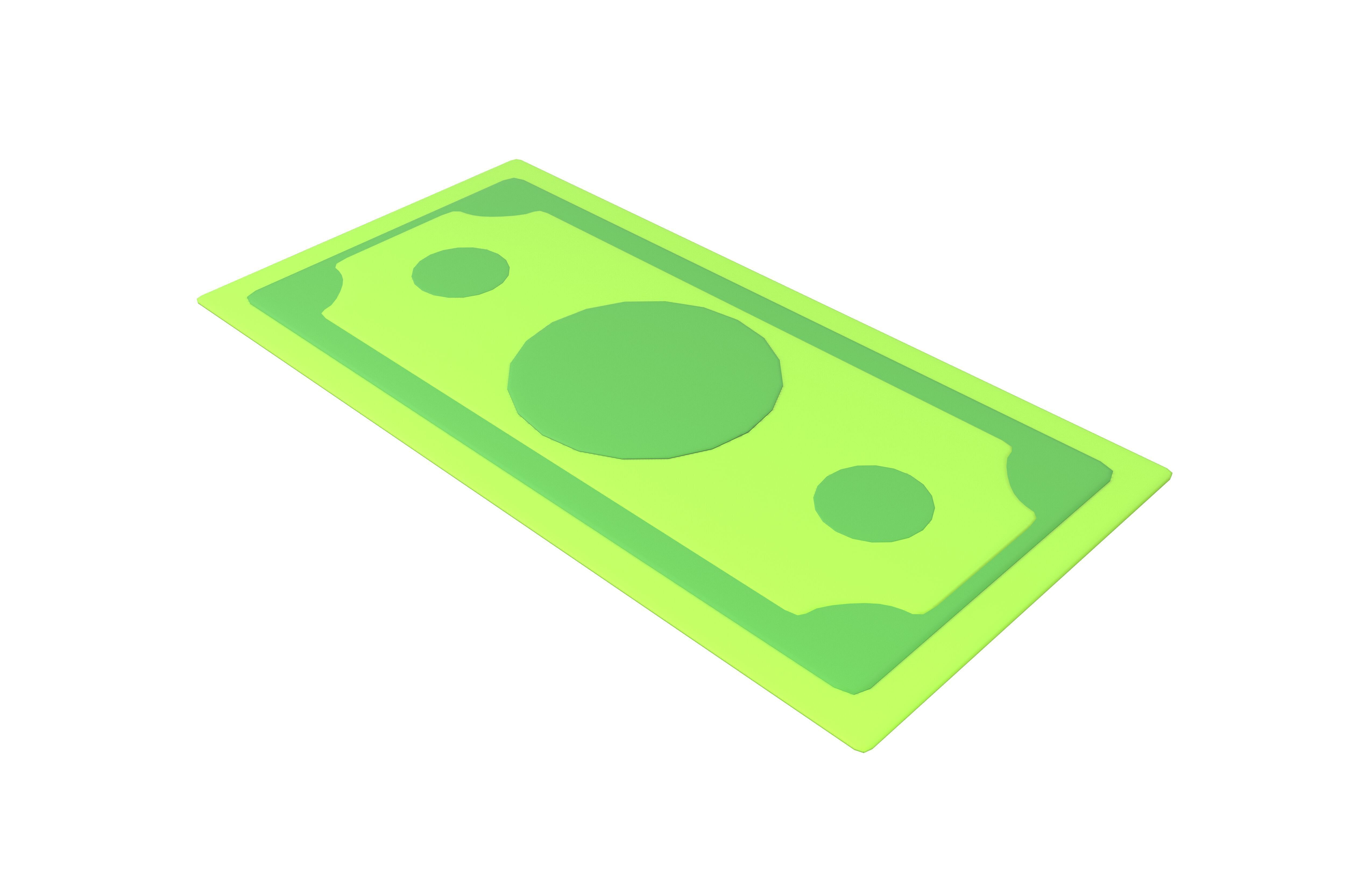 Cartoon Cute Money v1 001 Low-poly 3D model_2