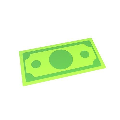 Cartoon Cute Money v1 001 Low-poly 3D model