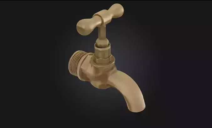 Bronze Faucet Classic Metallic Fixture 