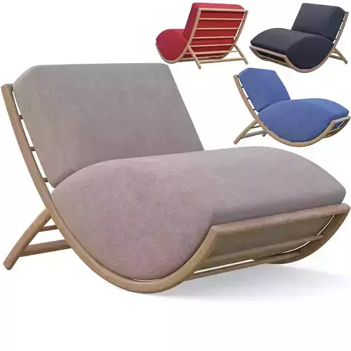 NEMO OUTDOOR ARMCHAIR Low-poly 3D model