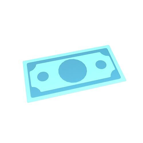 Cartoon Cute Money v1 002 Low-poly 3D model