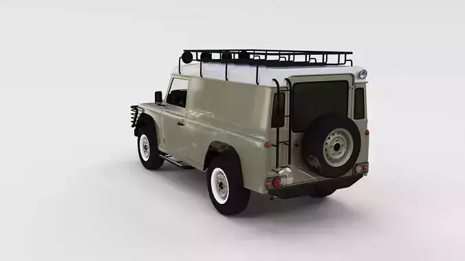 Full Land Rover Defender 110 Hard Top rev