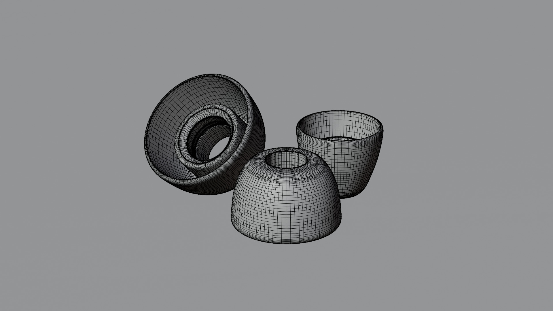 Ear buds8 Low-poly 3D model Low-poly 3D model_8