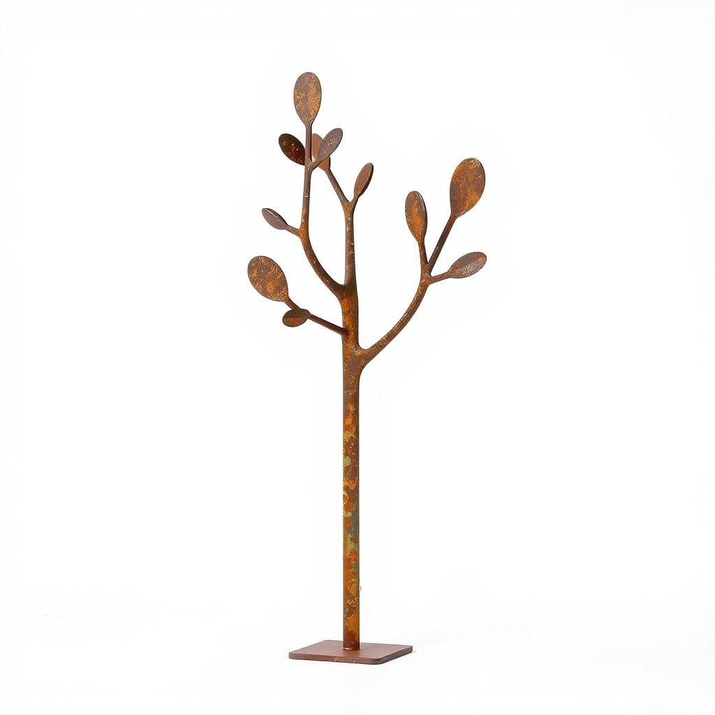 Rustic Metal Tree Coat Rack Model Pack Low-poly 3D model_3