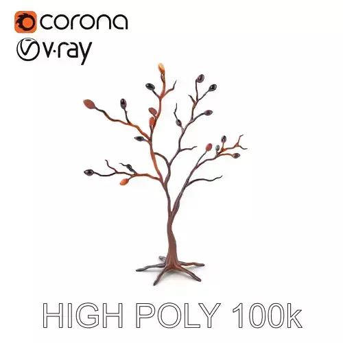 Artistic Tree Sculpture Model Pack