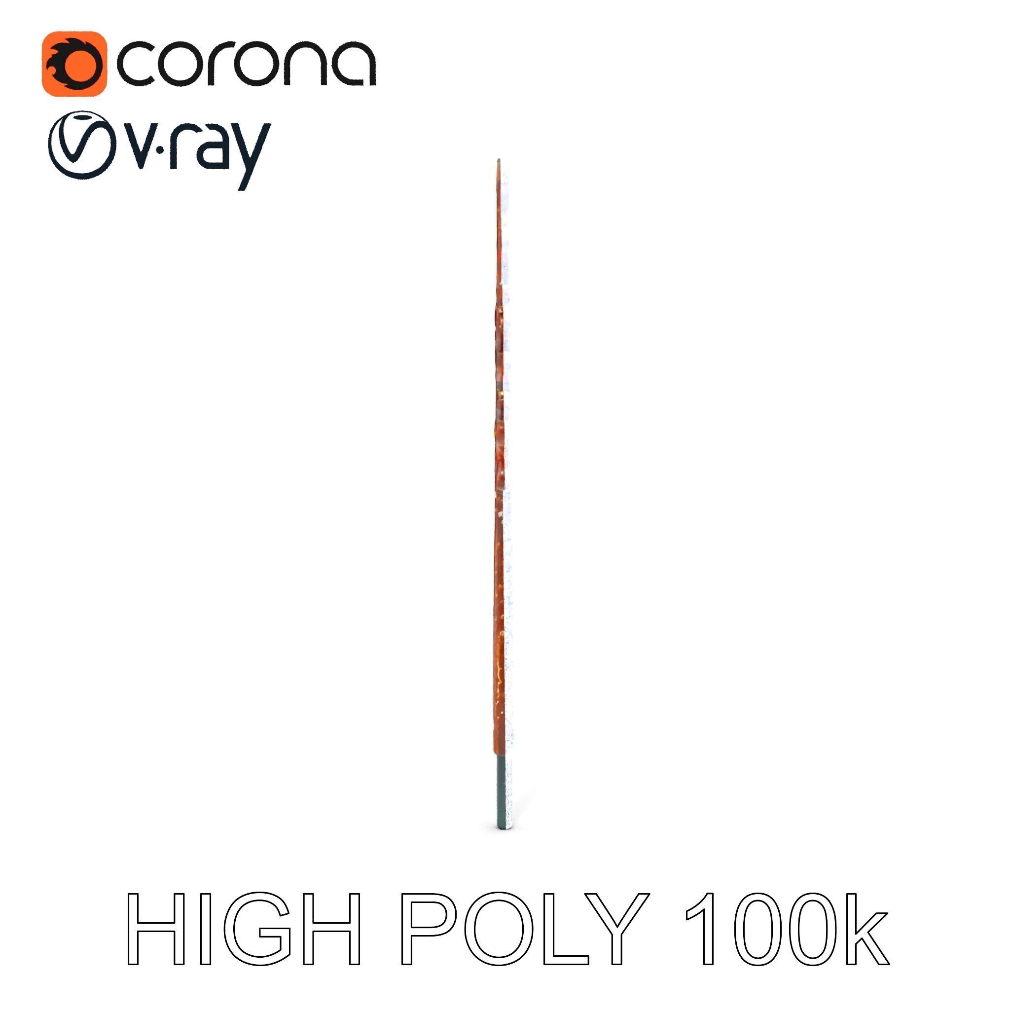 Stylized Tree Branch Model Pack Low-poly 3D model_22