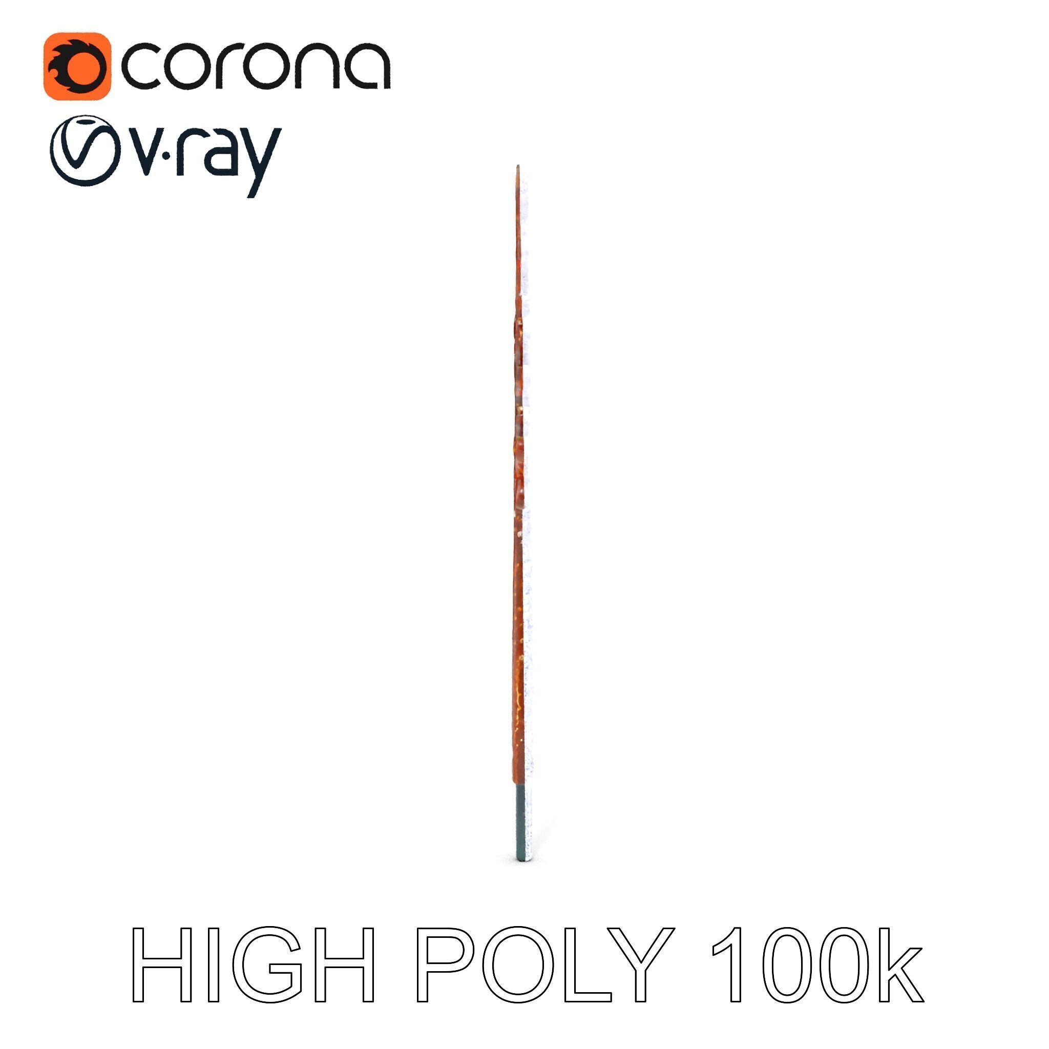 Stylized Tree Branch Model Pack Low-poly 3D model_32