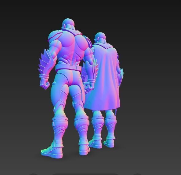 Monster-Styled Anti-Hero Figures 3D print model_3