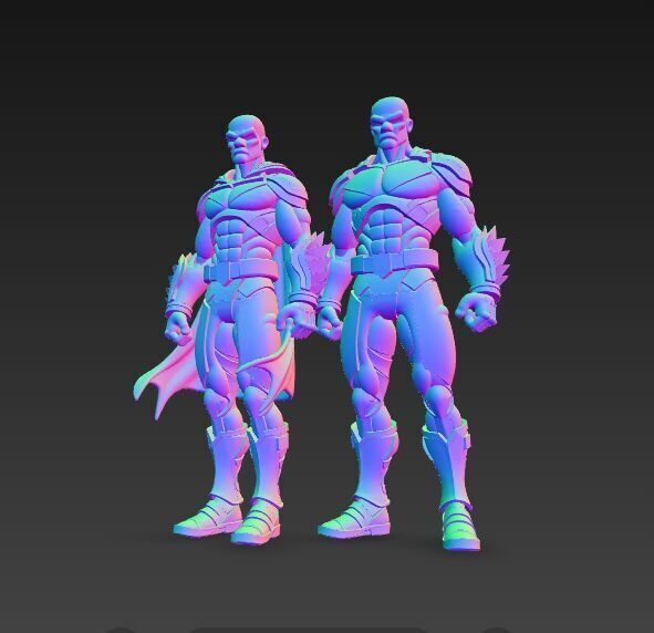 Monster-Styled Anti-Hero Figures 3D print model_5