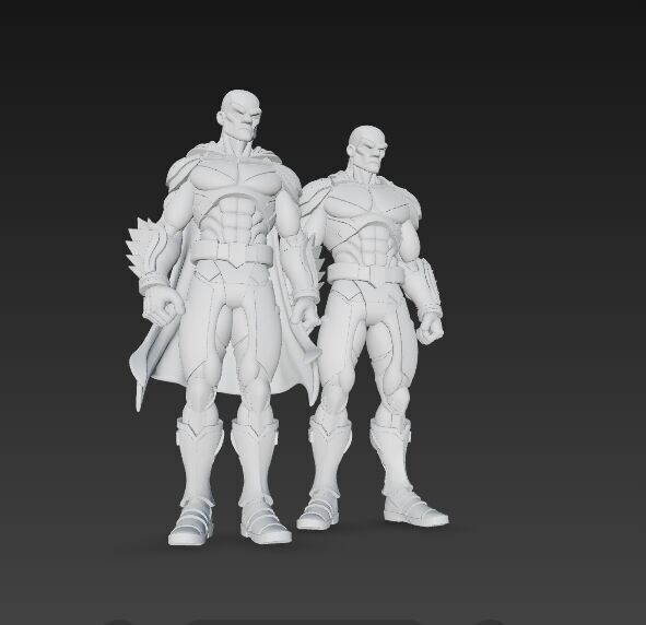 Monster-Styled Anti-Hero Figures 3D print model_7