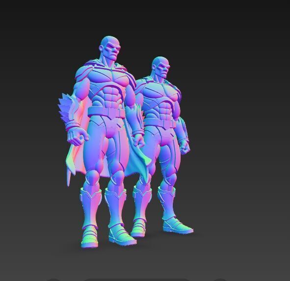 Monster-Styled Anti-Hero Figures 3D print model_21