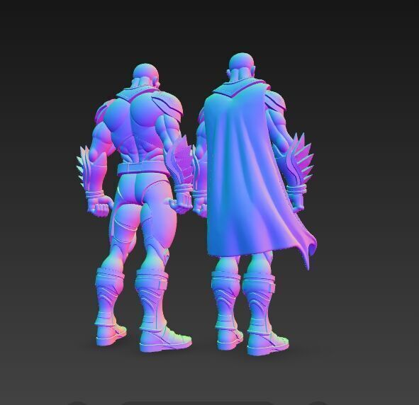 Monster-Styled Anti-Hero Figures 3D print model_2