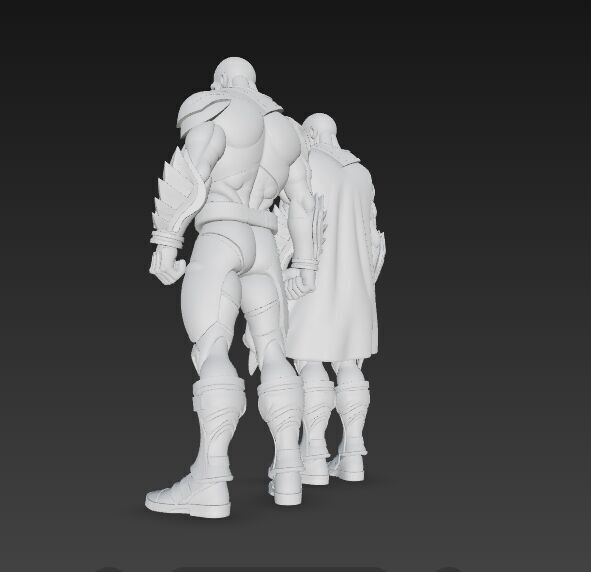 Monster-Styled Anti-Hero Figures 3D print model_10