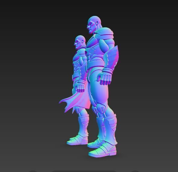 Monster-Styled Anti-Hero Figures 3D print model_4