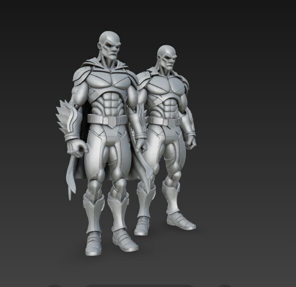 Monster-Styled Anti-Hero Figures 3D print model_1