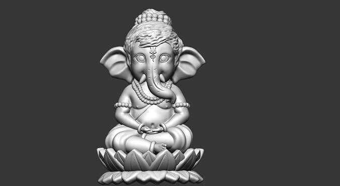 Lord Ganesh Ji 3D print model