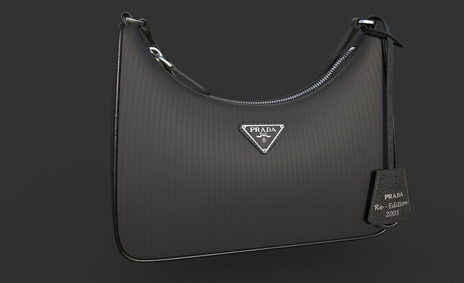 Prada Women  Bag Low-poly 3D model