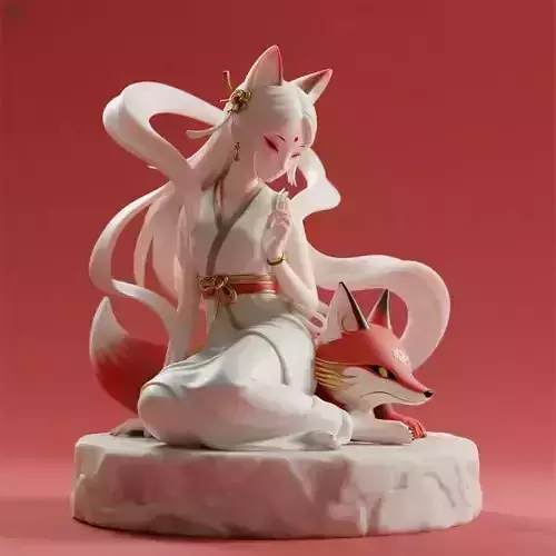 885 Fox Spirit Woman in Pu Song Ling Style beast