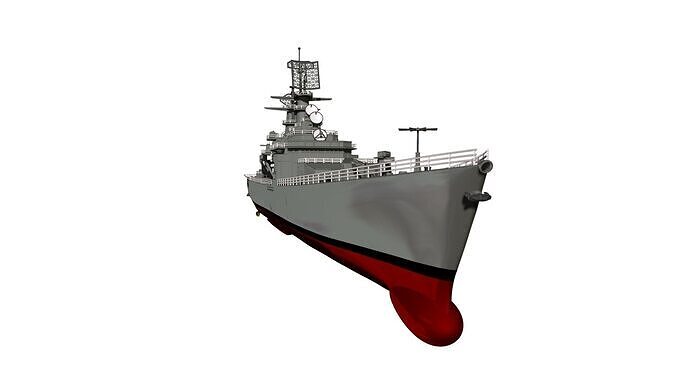 USS California CGN 36 3D print model