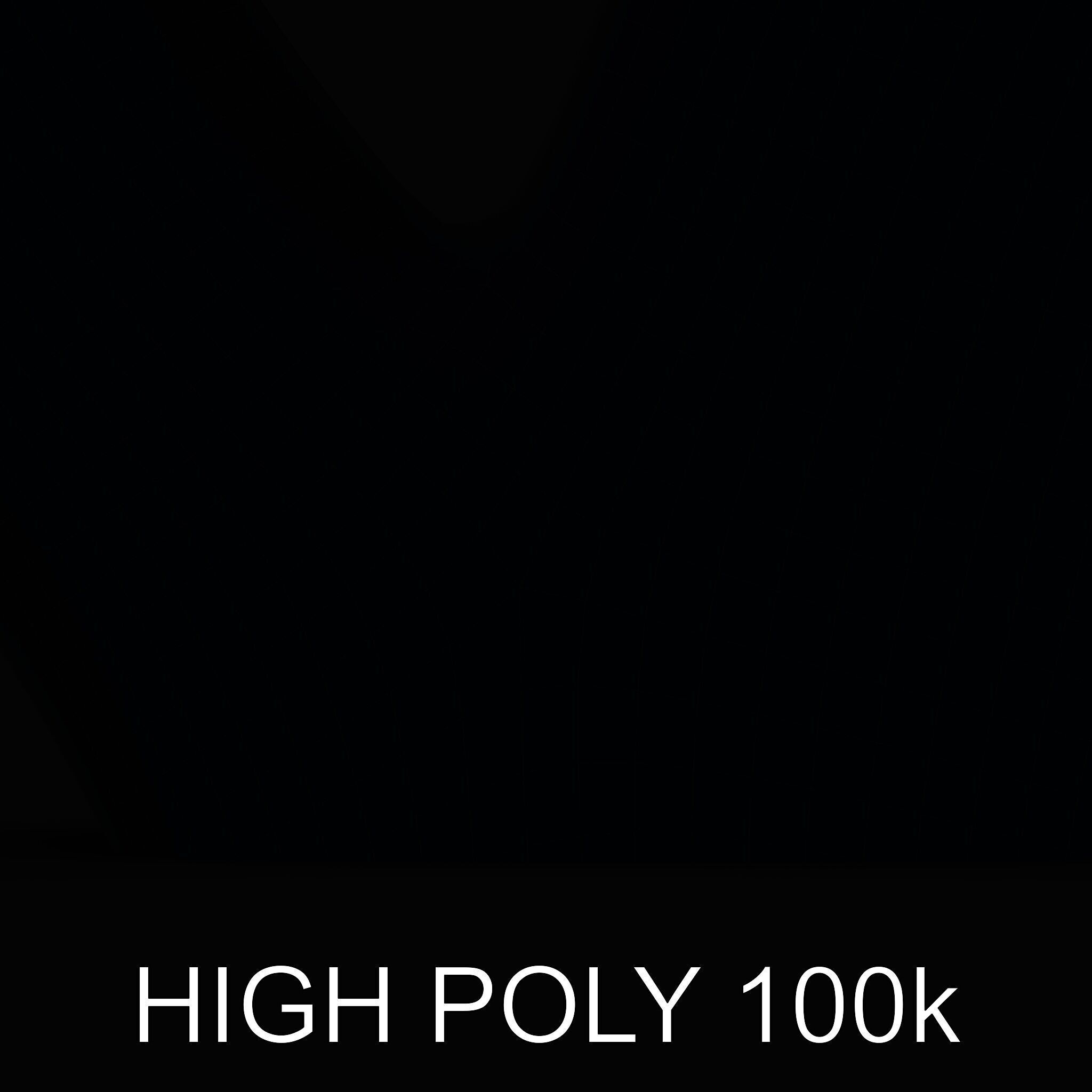 Decorative Metal Tree Sculpture Model Pack Low-poly 3D model_35