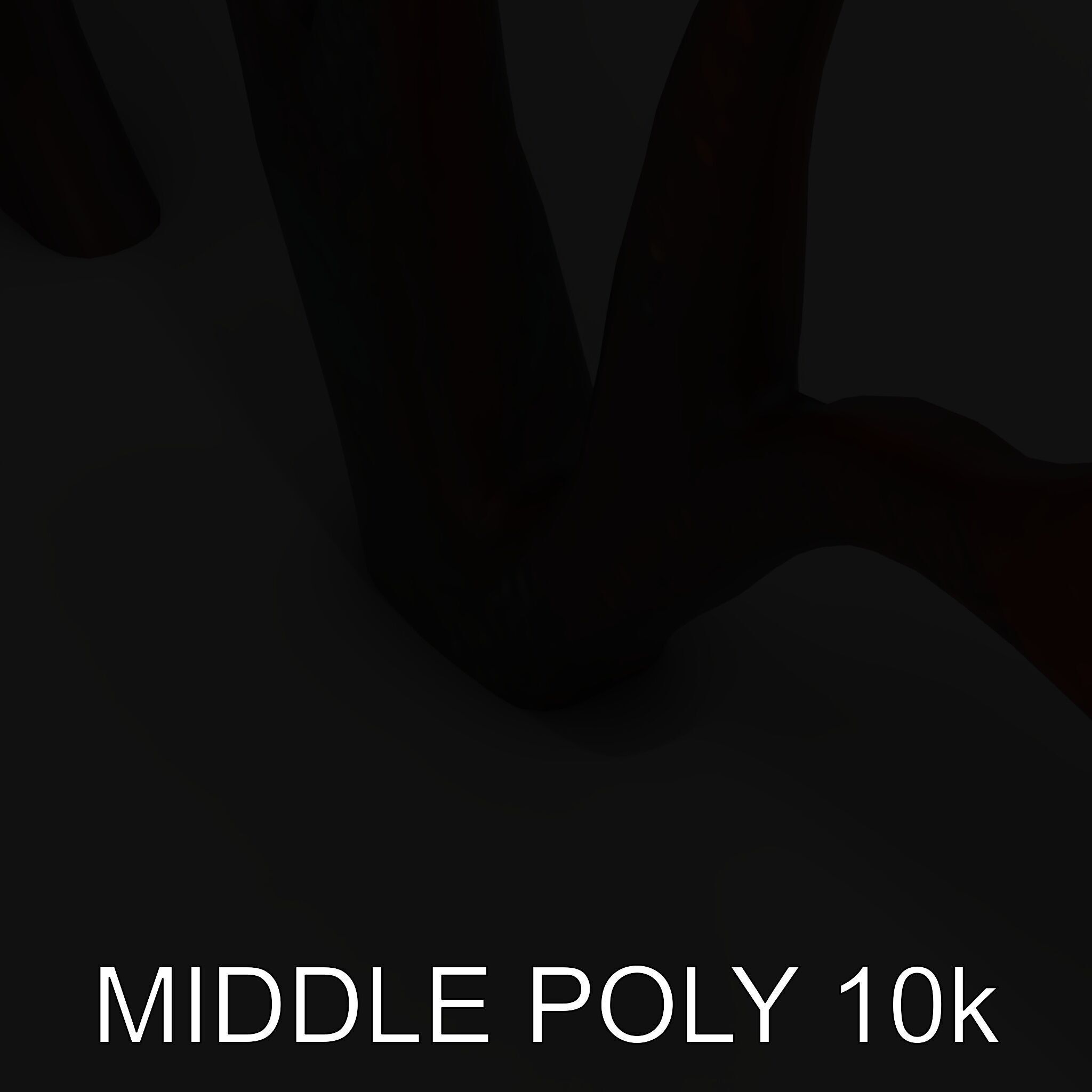 Decorative Metal Tree Sculpture Model Pack Low-poly 3D model_10