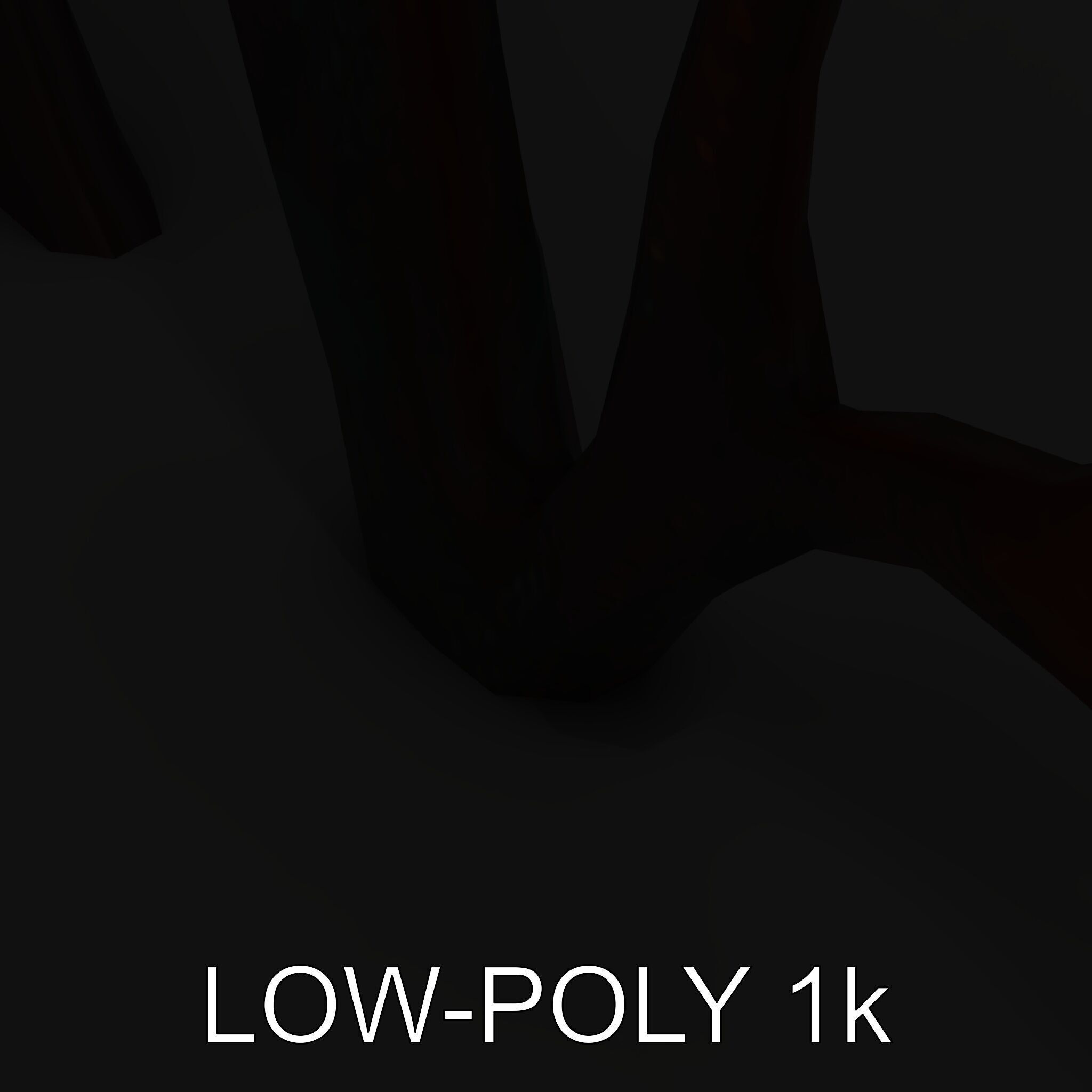 Decorative Metal Tree Sculpture Model Pack Low-poly 3D model_25