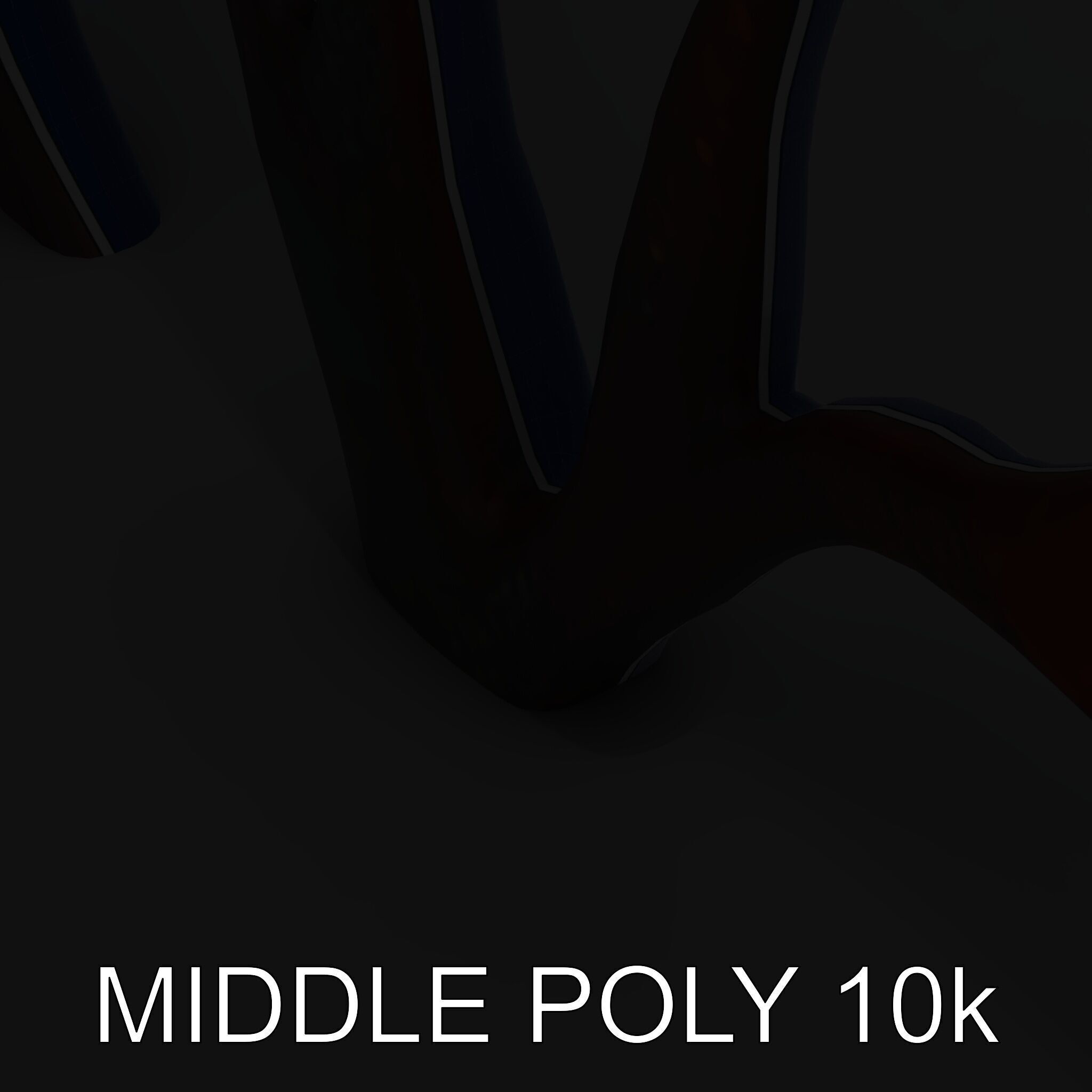 Decorative Metal Tree Sculpture Model Pack Low-poly 3D model_24