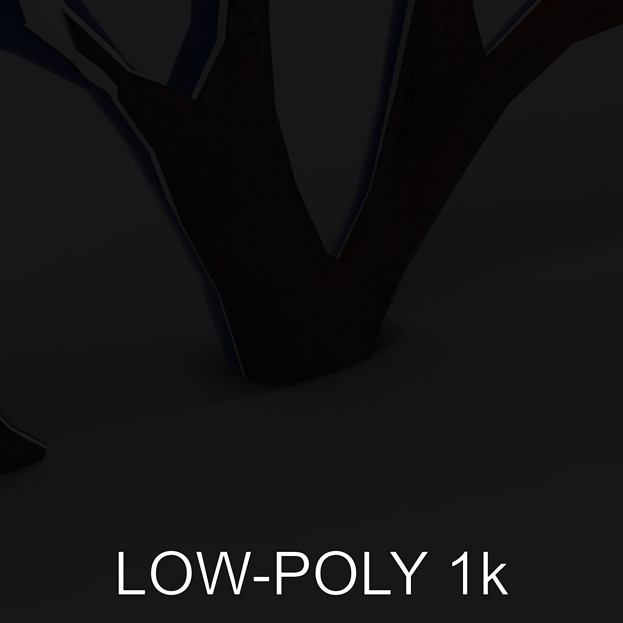 Decorative Metal Tree Sculpture Model Pack Low-poly 3D model_17