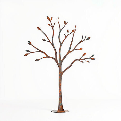 Decorative Metal Tree Sculpture Model Pack Low-poly 3D model