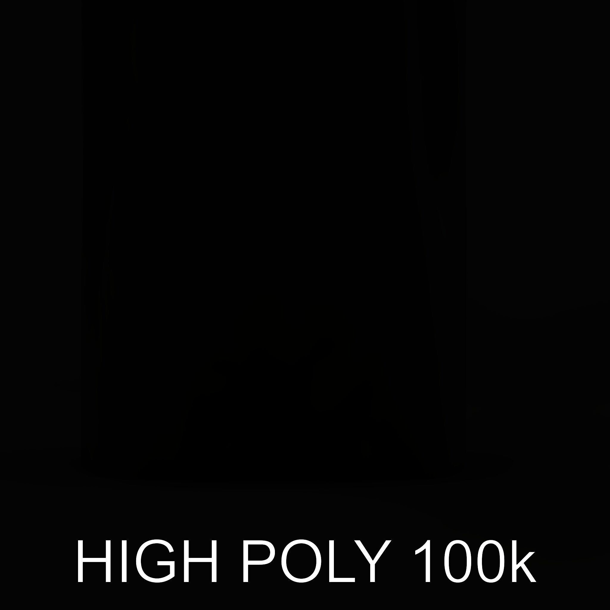 Decorative Metal Tree Sculpture Model Pack Low-poly 3D model_23