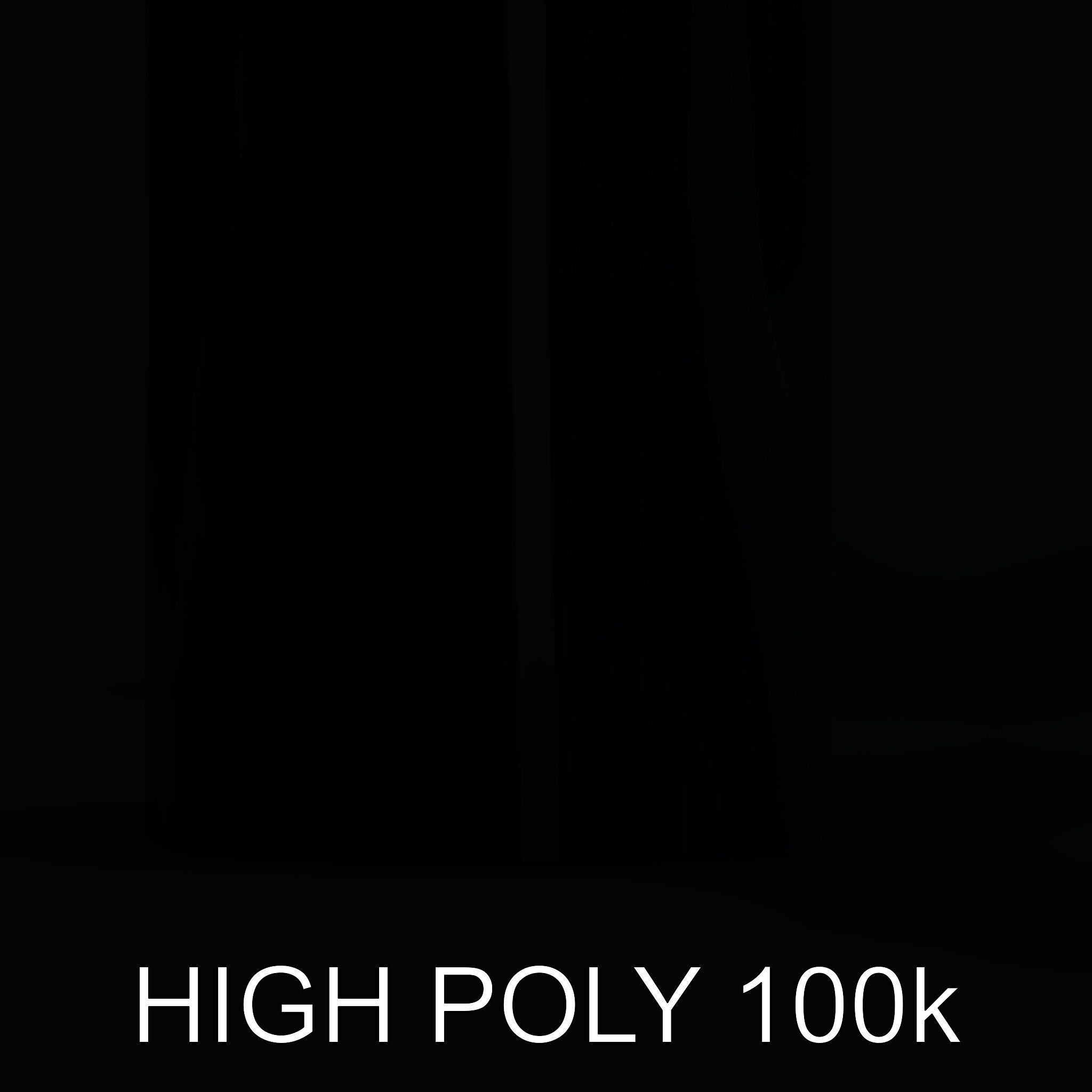 Decorative Metal Tree Sculpture Model Pack Low-poly 3D model_29