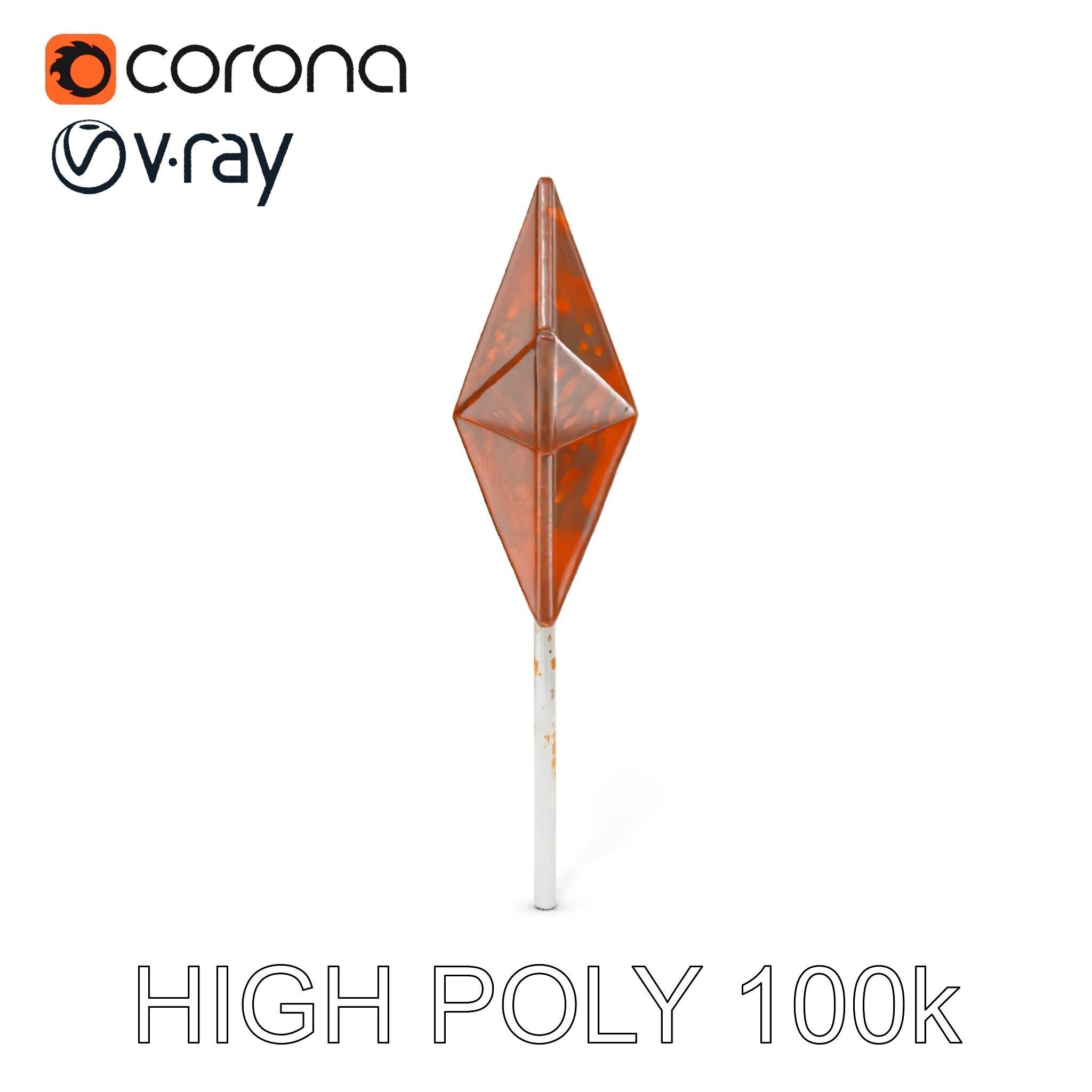 Rustic Star Ornament Model Pack Low-poly 3D model_18