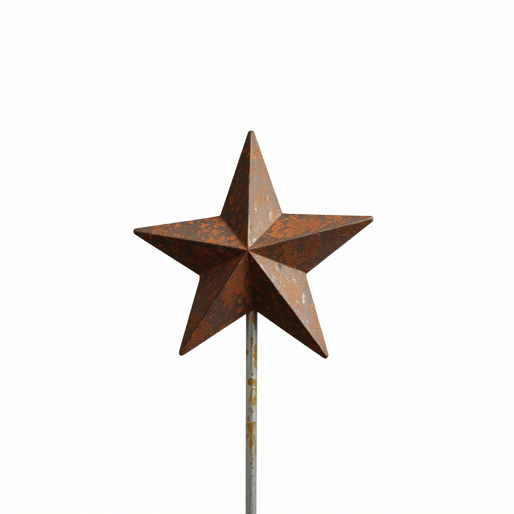 Rustic Star Ornament Model Pack Low-poly 3D model_3