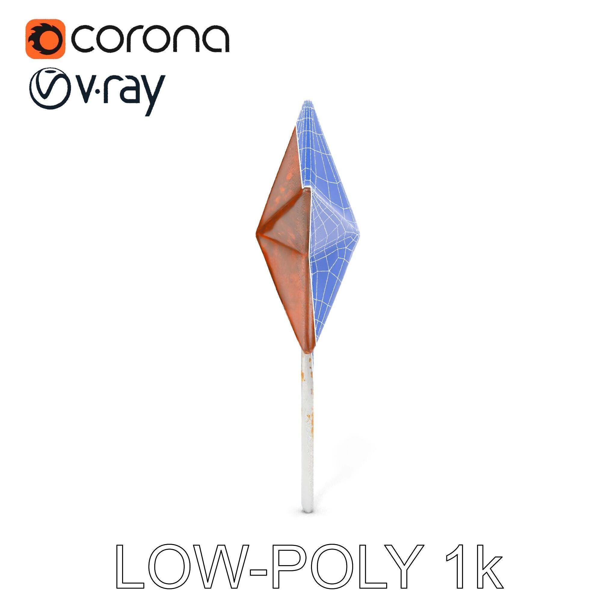 Rustic Star Ornament Model Pack Low-poly 3D model_29