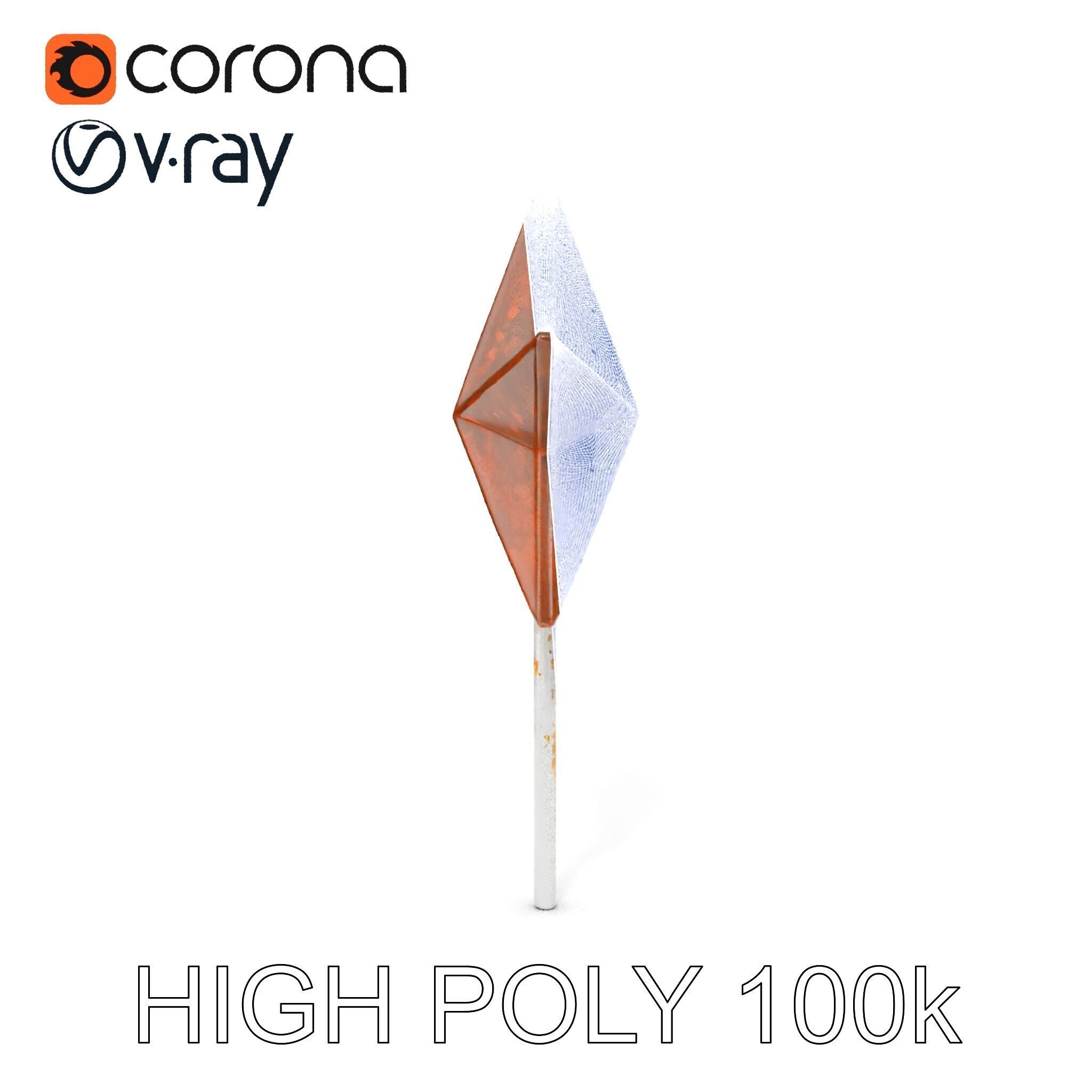 Rustic Star Ornament Model Pack Low-poly 3D model_36